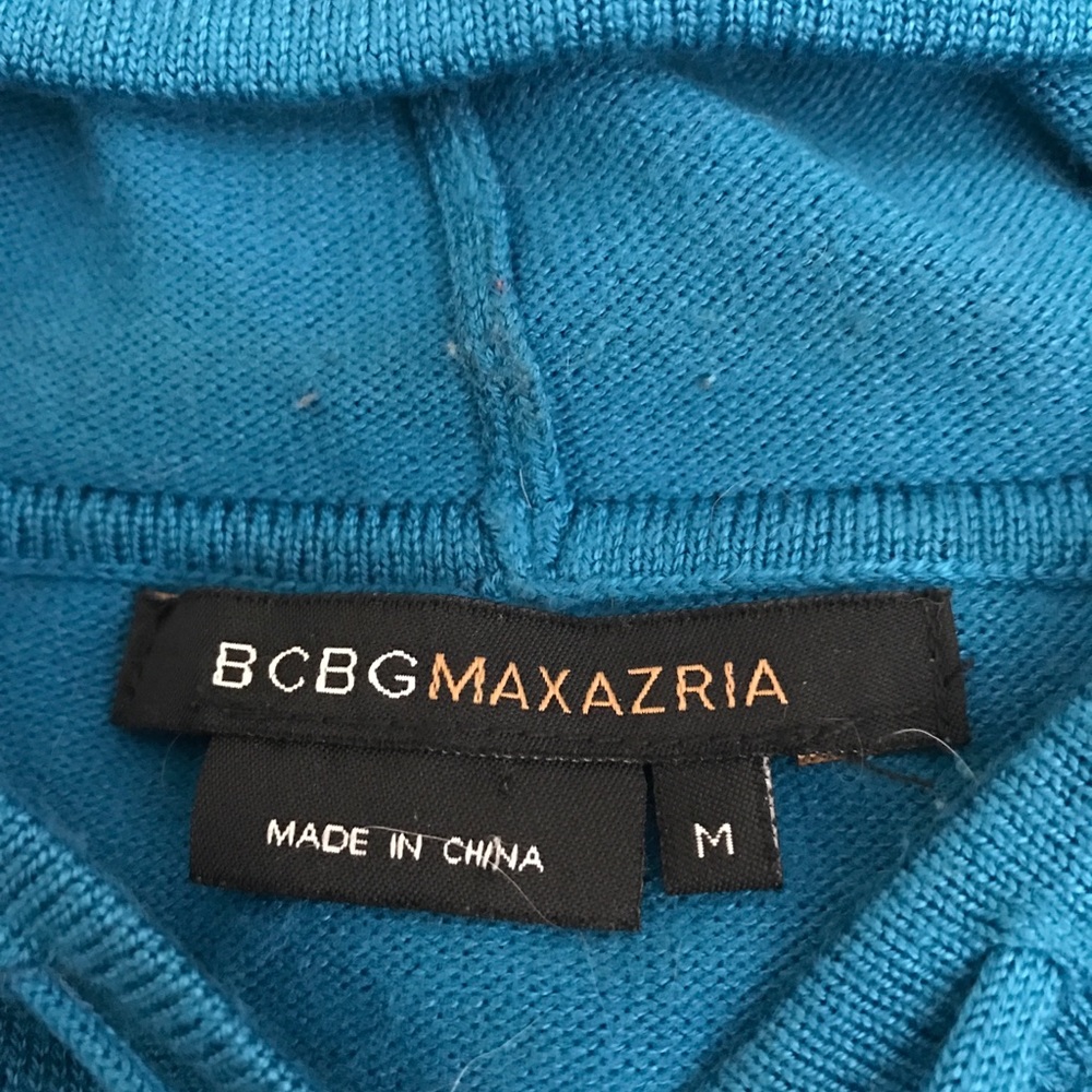 BCBG Max Azria zip front sweater/jacket